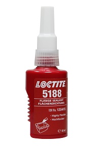 LOCTITE 5188 to specjalistyczny uszczelniacz silikonowy, przeznaczony do uszczelniania elastycznych złączy kołnierzowych, w tym tych, kt&oacute;re są narażone na ciągłe wibracje i wysokie temperatury.