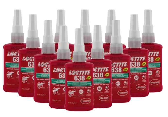 Profesjonalne kleje LOCTITE do mocowania części współosiowych – wałki, tuleje, łożyska DAKAM dystrybutor produktów LOCTITE