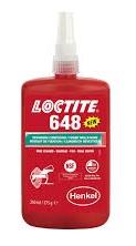 LOCTITE 648 – Klej do mocowania łożysk i tulei odporny na wysoką temperaturę |DAKAM LOCTITE 648 to zaawansowany, anaerobowy klej do mocowania metalowych części współosiowych, takich jak łożyska, tuleje i koła zębate. Produkt ten został stworzony z myślą o aplikacjach, które są narażone na wysokie temperatury i duże obciążenia dynamiczne. Dzięki swojej unikalnej formule, LOCTITE 648 doskonale wypełnia wszelkie mikroszczeliny między elementami, co zapobiega luzowaniu i korozji ciernej, a jednocześnie zapewnia trwałe połączenie w ekstremalnych warunkach.