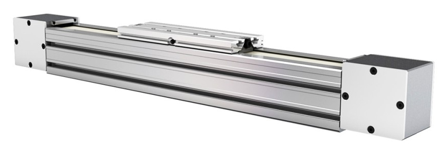 Moduły Liniowe z Napędem Śrubowym (KGT) w DAKAM Obraz jest ucieleśnieniem gotowej do użycia precyzji (plug-and-play). Prezentuje kompletny moduł liniowy napędzany śrubą toczną (KGT), ukazując go jako idealną alternatywę dla samodzielnego konstruowania osi. Kompozycja łączy surowość anodowanego aluminium z mechaniczną elegancją napędu śrubowego, osadzając całość w kontekście autoryzowanego polskiego dystrybutora DAKAM. Dominują barwy: srebro aluminium, lśniąca stal i czerń element&oacute;w montażowych. Kompletna oś precyzji: W centrum uwagi, na czystym stole montażowym, znajduje się moduł liniowy (np. INA MKUVE, Bosch Rexroth CKK lub HIWIN KK): &bull;	Sztywny Profil Aluminiowy: Podstawą jest solidny, ekstrudowany profil aluminiowy o skomplikowanym przekroju, zapewniający sztywność całej konstrukcji. &bull;	W&oacute;zek (Karetka): Na profilu osadzony jest ruchomy w&oacute;zek z przygotowanymi otworami montażowymi. Jego pozycja sugeruje gotowość do przenoszenia ładunku. &bull;	Napęd Śrubowy (Serce układu): o	Wersja otwarta: Widać lśniącą, precyzyjną śrubę kulową (KGT) biegnącą przez środek modułu. Jej gwint odbija światło, symbolizując wysoką sprawność i precyzję pozycjonowania. o	Wersja zamknięta: Widoczna jest stalowa taśma uszczelniająca lub mieszek, chroniący wnętrze przed wi&oacute;rami, co sugeruje zastosowanie w trudnych warunkach. &bull;	Blok Łożyskujący i Kołnierz Silnika: Na końcu modułu widać masywny blok łożyskujący śrubę oraz kołnierz (flanszę) przygotowany do montażu silnika krokowego lub serwo. To podkreśla łatwość integracji. Sprawdzony Polski Dystrybutor DAKAM: Tło buduje wizerunek profesjonalnego dostawcy automatyki: &bull;	Montaż i Konfiguracja: W tle może być widoczny inżynier z suwmiarką lub wkrętarką, co sugeruje, że DAKAM oferuje nie tylko "pudełka", ale też doradztwo i kompletację (np. dob&oacute;r silnika). &bull;	Magazyn: Regały z długimi profilami potwierdzają dostępność r&oacute;żnych długości skoku. &bull;	Logo Dystrybutora: W dyskretnym, ale widocznym miejscu umieszczone jest logo DAKAM, z dopiskiem "Centrum Techniki Liniowej". Obraz niesie jasny komunikat: "Zamiast budować od zera, wybierz gotowe moduły liniowe z napędem śrubowym (KGT) od DAKAM. To gwarancja wysokiej precyzji pozycjonowania, dużej siły osiowej i sztywności, w formie gotowej do natychmiastowego montażu".